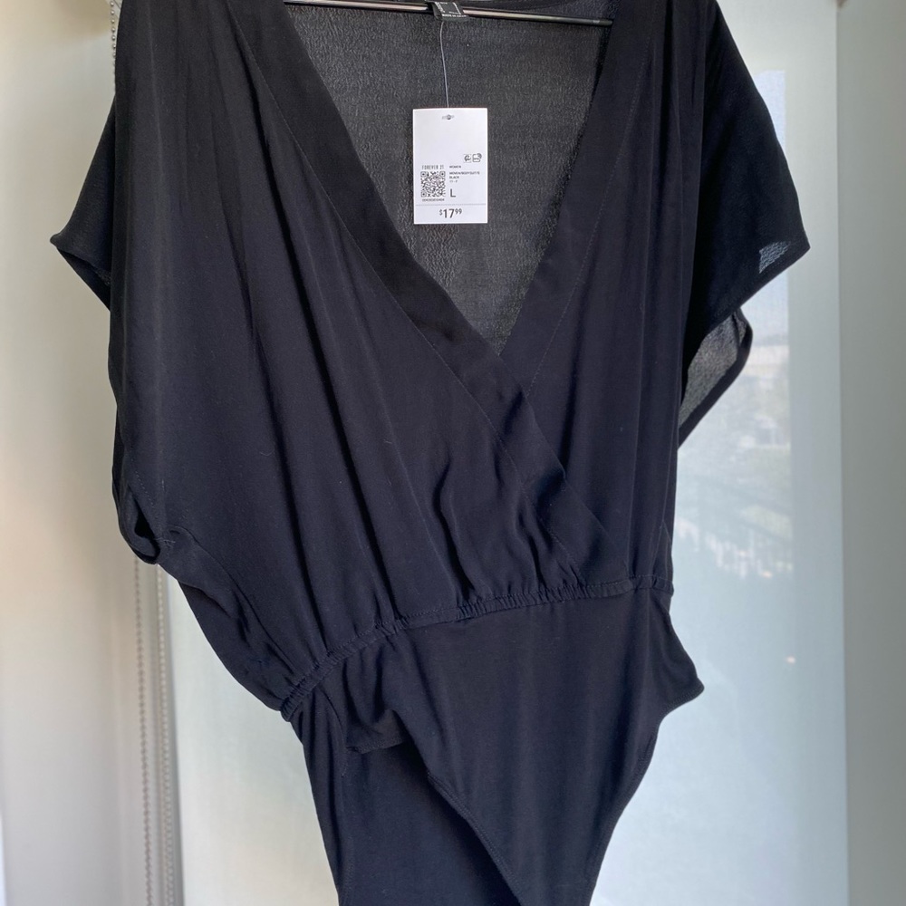 Forever 21 black bodysuit new with tags